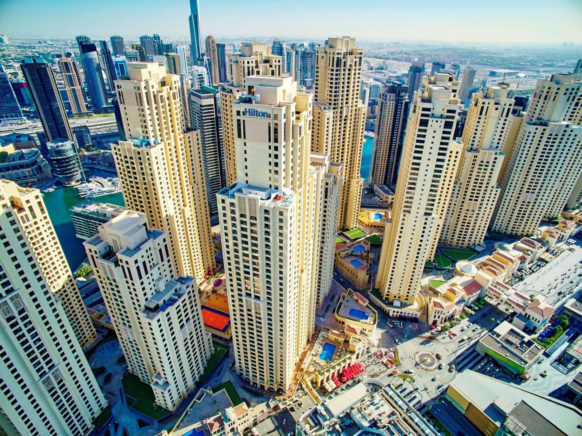 Hotel Hilton Dubai The Walk Esterno foto